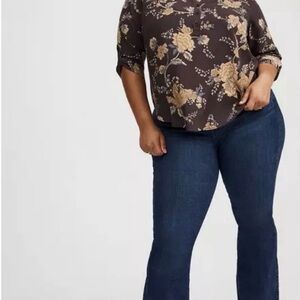 Torrid Brown Floral Women's Top